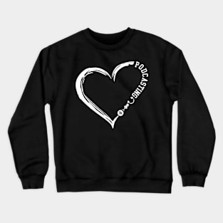 Heart Podcasting Crewneck Sweatshirt